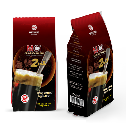 Cà phê đen có đường hòa tan 2in1 - Metrang Coffee - Công Ty Cổ Phần Cà Phê Mê Trang